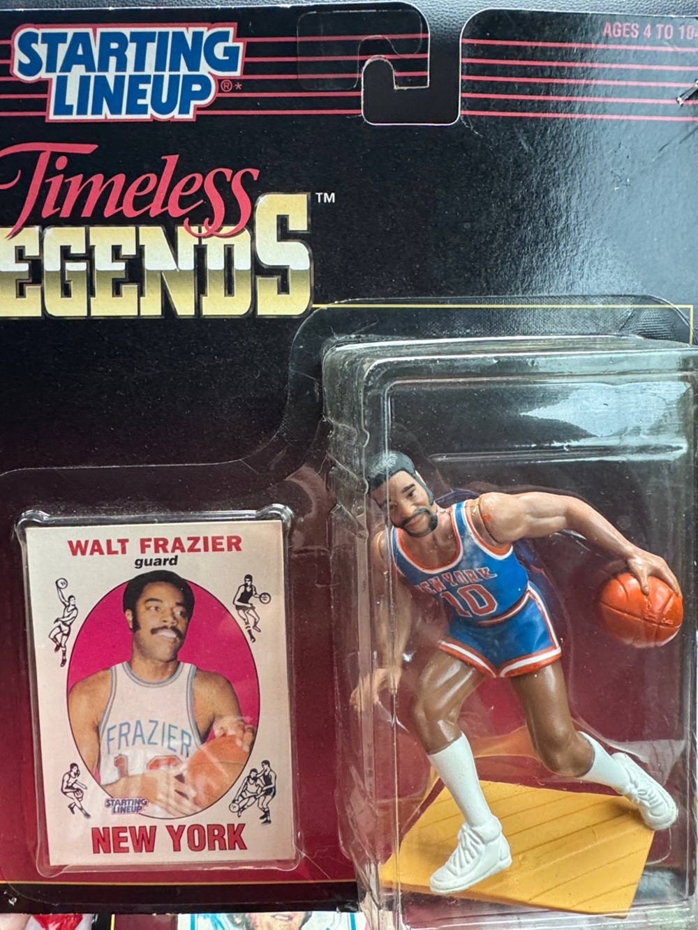 Walt Frazier Vtg 1997 Starting Lineup Timeless Legends New York Knicks NBA #10
